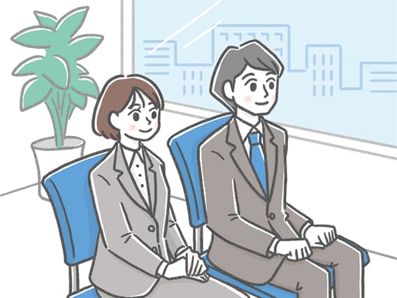 進学・就職のイラスト