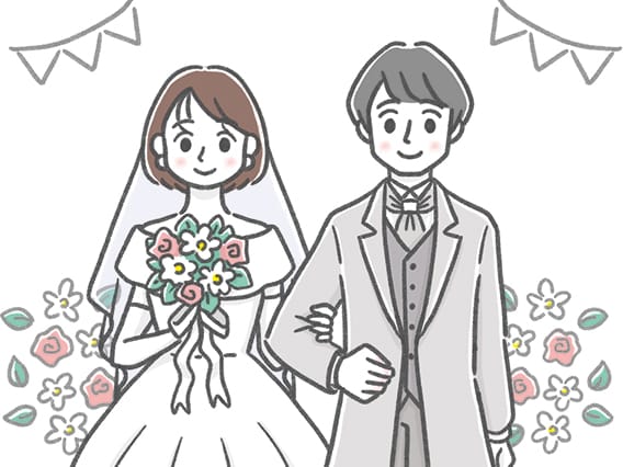 結婚・住まいのイラスト