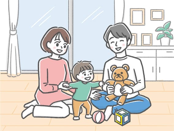子育てのイラスト